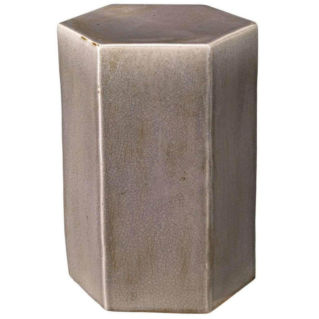 Small Porto Side Table-Jamie Young-JAMIEYO-20PORT-SMGR-Side TablesGrey Ceramic-5-France and Son