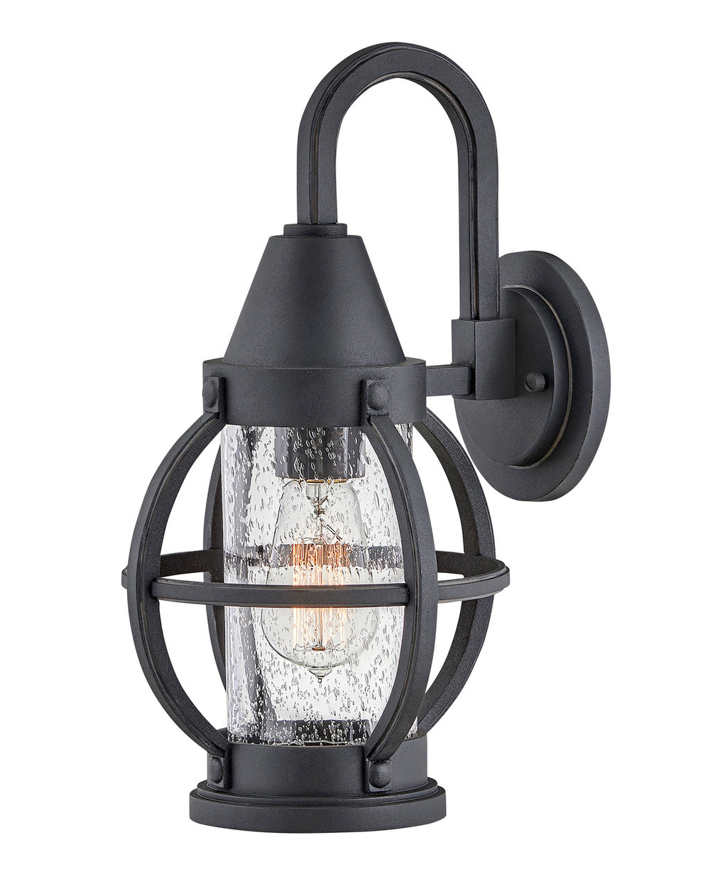 Outdoor Chatham - Wall Mount Lantern-Hinkley Lighting-HINKLEY-21004MB-Outdoor Wall SconcesMedium-2-France and Son