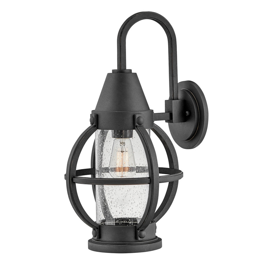 Outdoor Chatham - Large Wall Mount Lantern-Hinkley Lighting-HINKLEY-21005MB-Outdoor Wall Sconces-1-France and Son