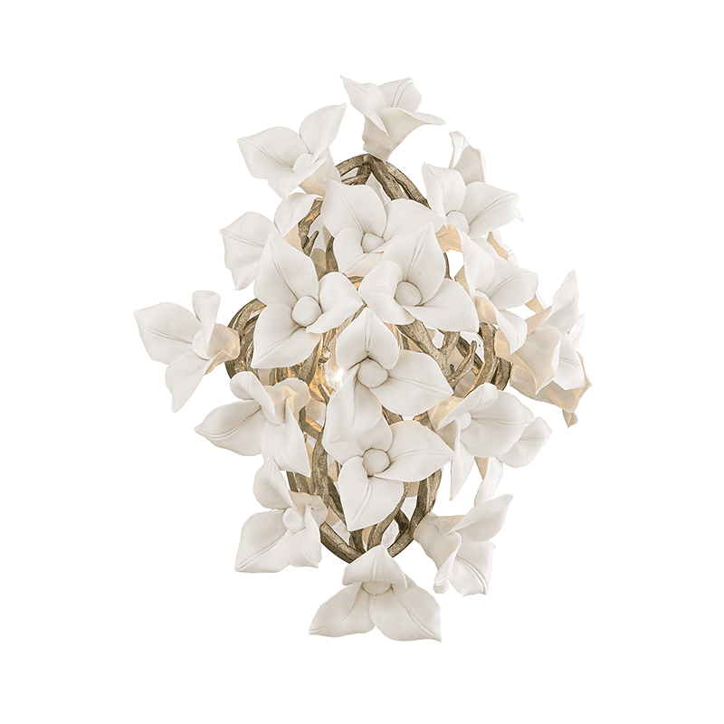 Lily 1Lt Wall Sconce Enchanted Silver Leaf-Corbett Lighting-CORBETT-211-12-Wall Lighting-1-France and Son
