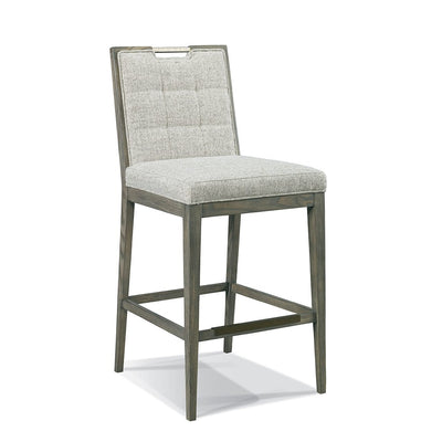 Morris Bar Stool - HW Fabric-Hickory White-HICW-211-82-Bar Stools-1-France and Son