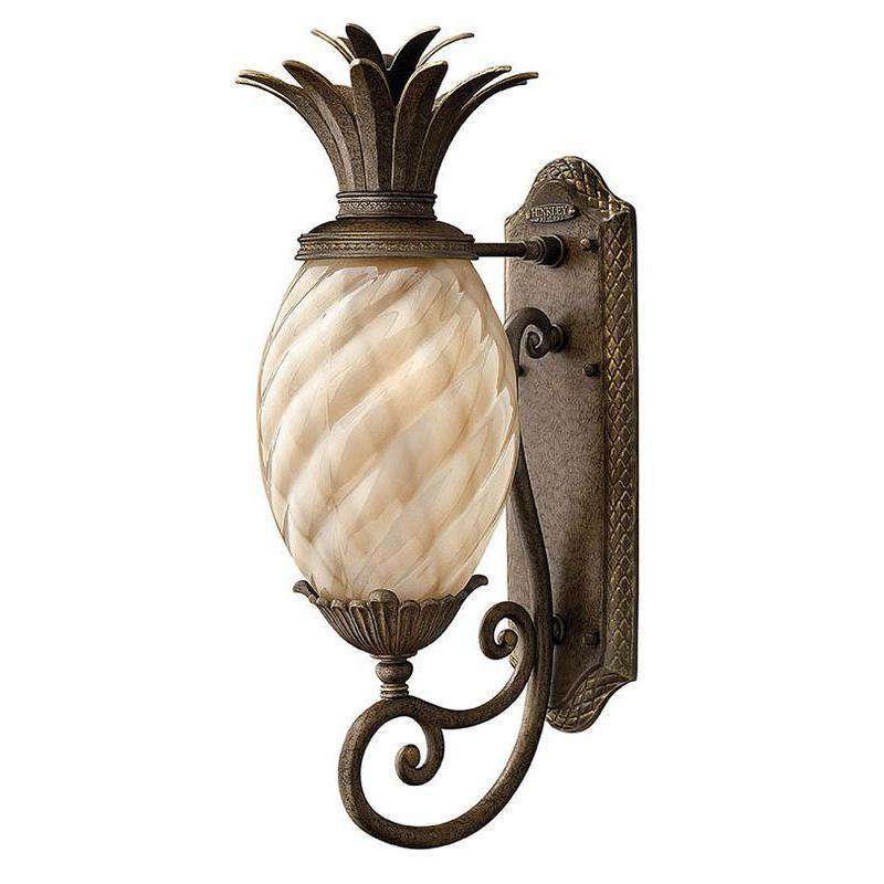 Outdoor Plantation Wall Sconce-Hinkley Lighting-HINKLEY-2120PZ-Outdoor Lighting-1-France and Son