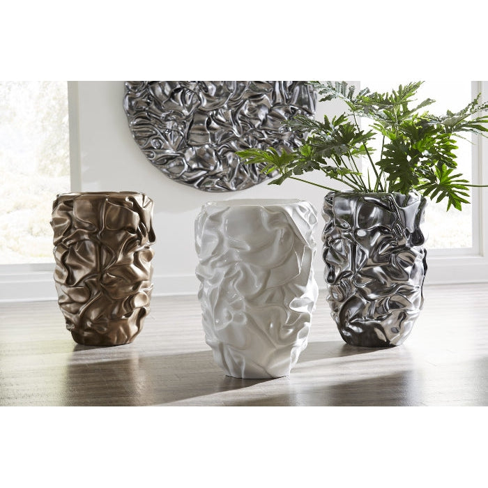 Drape Planter-Phillips Collection-PHIL-PH108836-PlantersSilver-4-France and Son