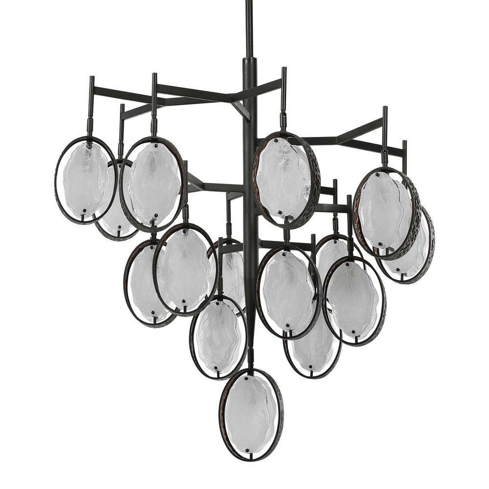 Maxin 15 Light Large Bronze Chandelier-Uttermost-UTTM-21344-Chandeliers-3-France and Son