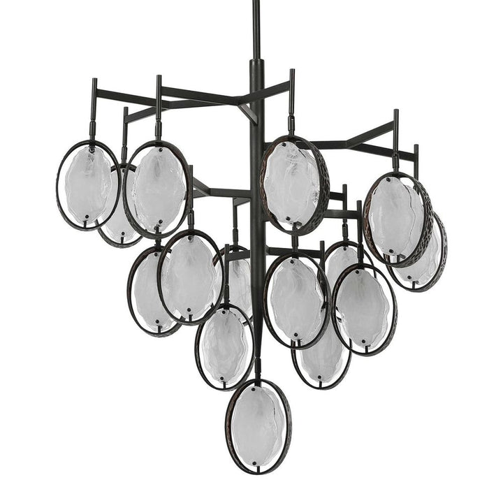 Maxin 15 Light Large Bronze Chandelier-Uttermost-UTTM-21344-Chandeliers-3-France and Son