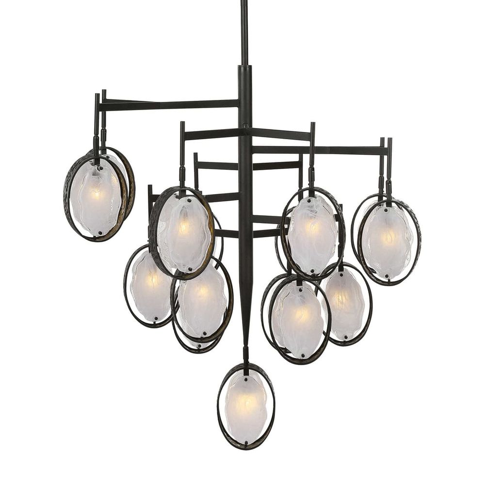 Maxin 15 Light Large Bronze Chandelier-Uttermost-UTTM-21344-Chandeliers-4-France and Son