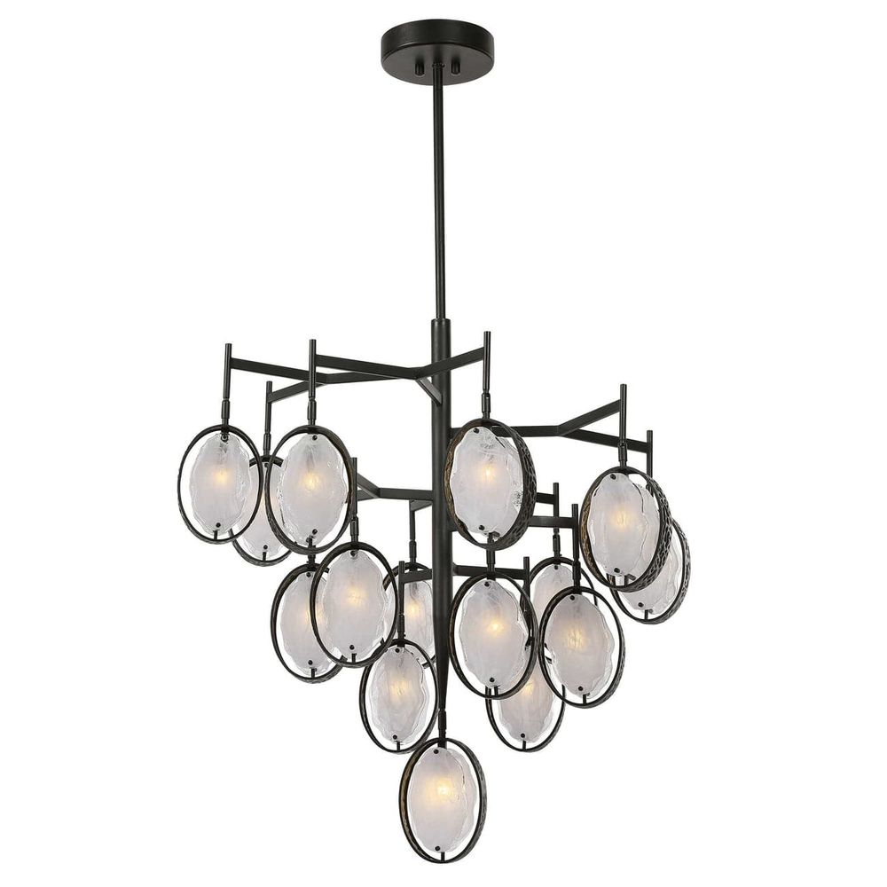 Maxin 15 Light Large Bronze Chandelier-Uttermost-UTTM-21344-Chandeliers-5-France and Son