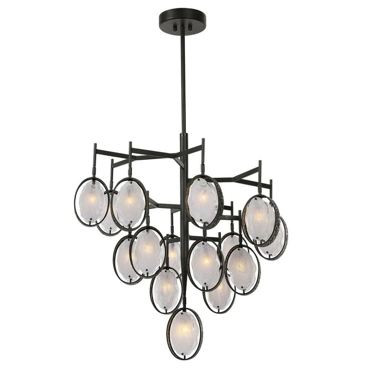 Maxin 15 Light Large Bronze Chandelier-Uttermost-UTTM-21344-Chandeliers-5-France and Son