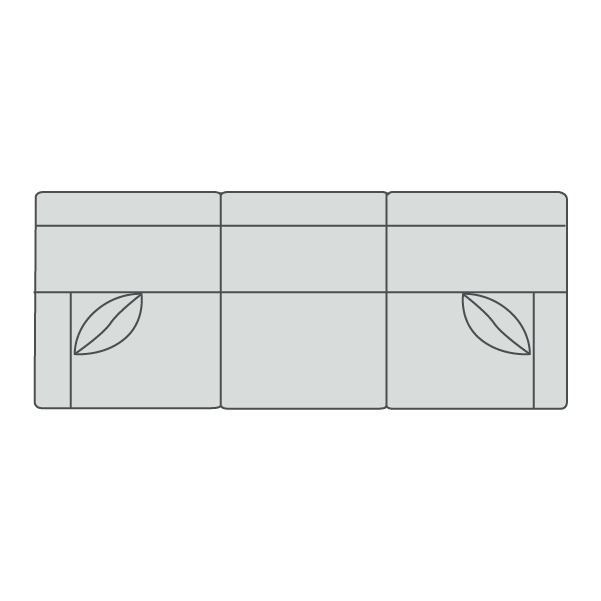 Ethan Series-Precedent-Precedent-2145-S2-Sectionals3 Cushion Sofa-7-France and Son