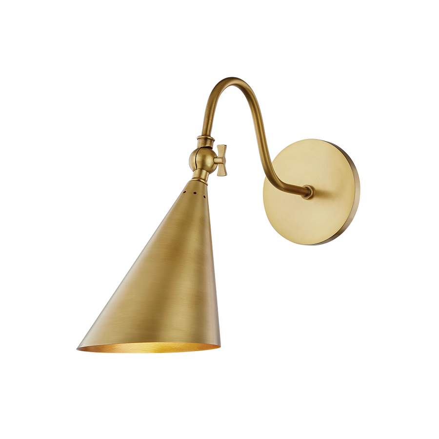 Lupe 1 Light Wall Sconce-Mitzi-HVL-H285101-AGB-Outdoor Wall SconcesAged Brass-1-France and Son