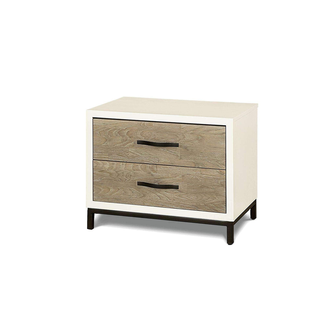 Spencer Bedroom Nightstand-Universal Furniture-UNIV-219350-NightstandsGray and Parchment-1-France and Son