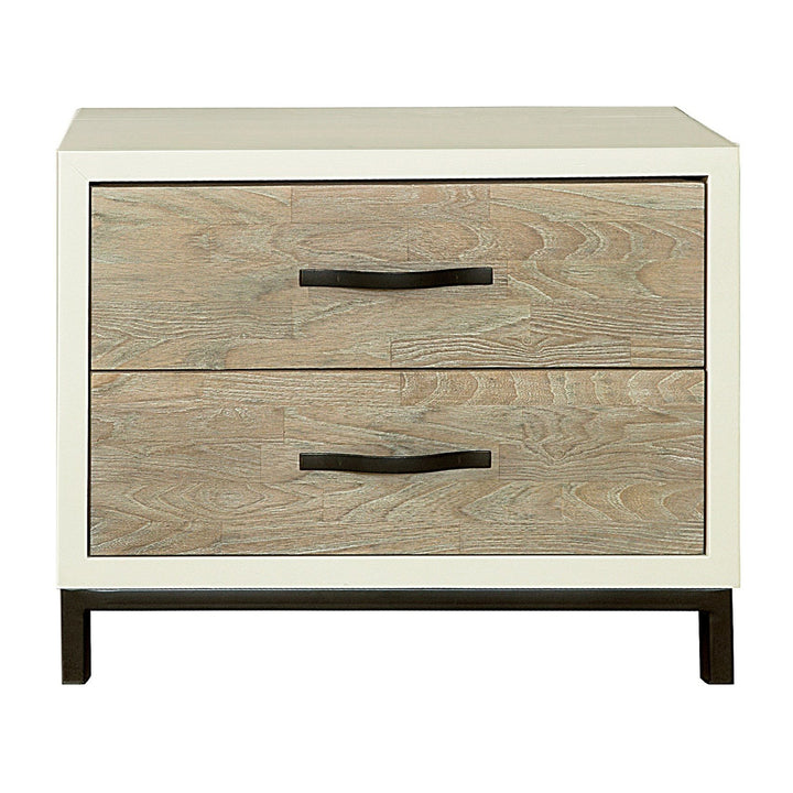 Spencer Bedroom Nightstand-Universal Furniture-UNIV-219350-NightstandsGray and Parchment-5-France and Son