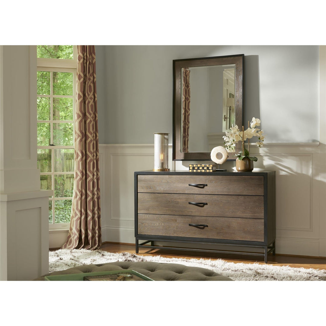 Curated Spencer Bedroom Dresser-Universal Furniture-UNIV-219040-DressersGray and Parchment-3-France and Son