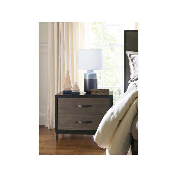 Spencer Bedroom Nightstand-Universal Furniture-UNIV-219350-NightstandsGray and Parchment-4-France and Son