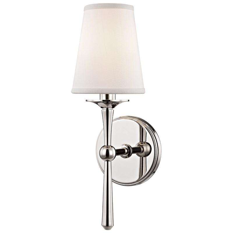 Islip 1 Light Wall Sconce-Hudson Valley-HVL-9210-PN-Wall LightingPolished Nickel-1-France and Son