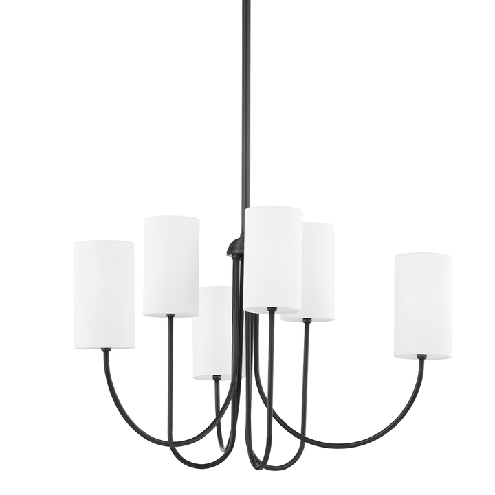 Harlem 6 Light Chandelier-Hudson Valley-HVL-6828-OB-ChandeliersOld Bronze-2-France and Son