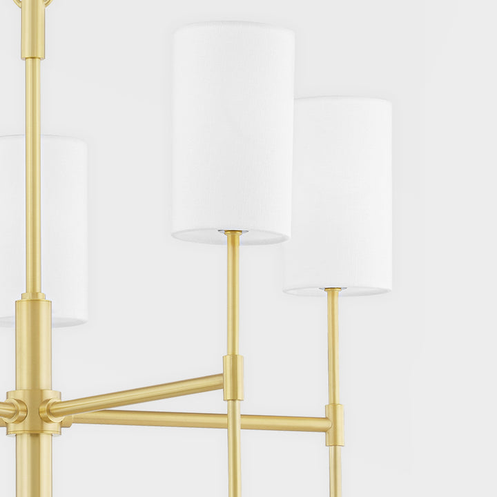 Olivia 5 Light Chandelier-Mitzi-HVL-H223805-AGB-ChandeliersAged Brass-4-France and Son