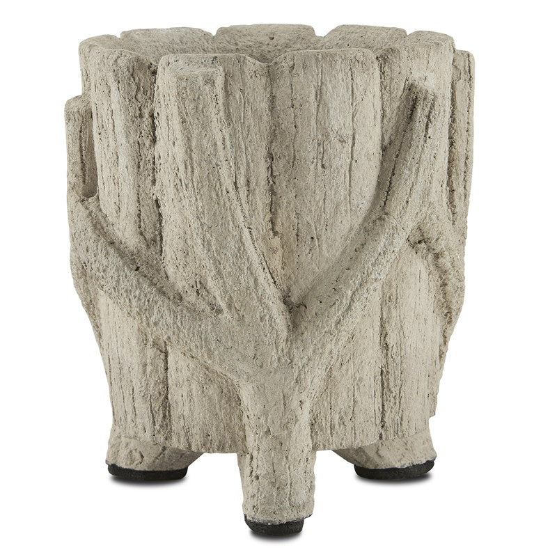 Faux Bois Extra Small Planter-Currey-CURY-2200-0021-Decorative Objects-1-France and Son