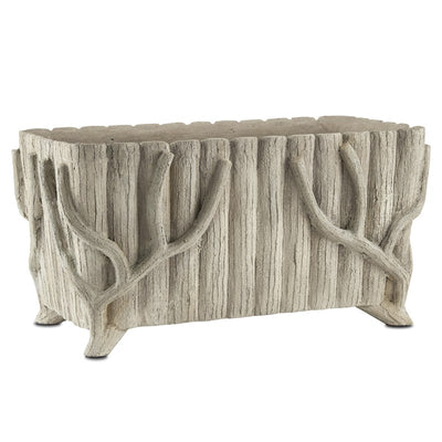 Faux Bois Rectangular Planter-Currey-CURY-2200-0022-Planters-1-France and Son