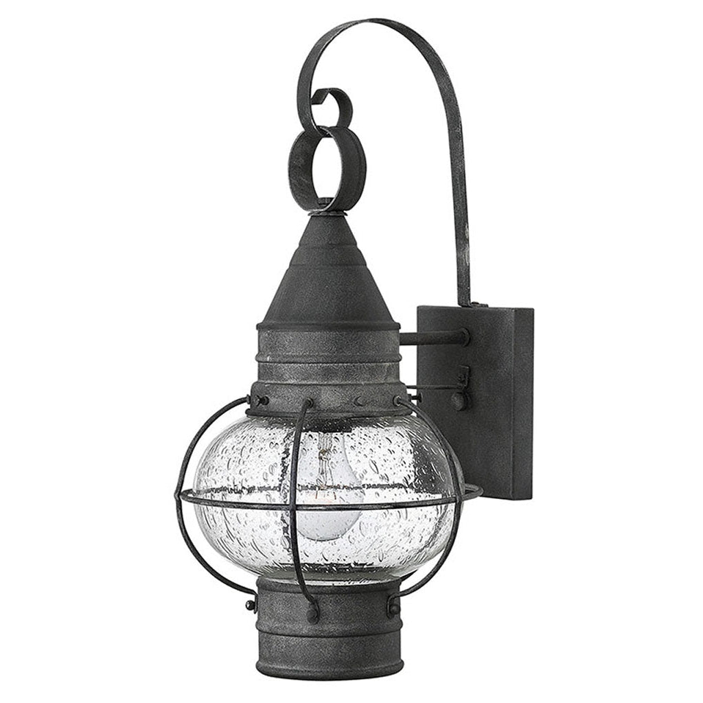 Outdoor Cape Cod - Small Wall Mount Lantern-Hinkley Lighting-HINKLEY-2200DZ-Outdoor Post Lanterns-1-France and Son
