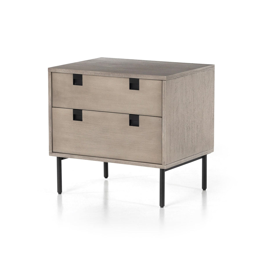 Carly 2 Drawer Nightstand - Grey Wash Vene-Four Hands-FH-221317-002-Nightstands-1-France and Son