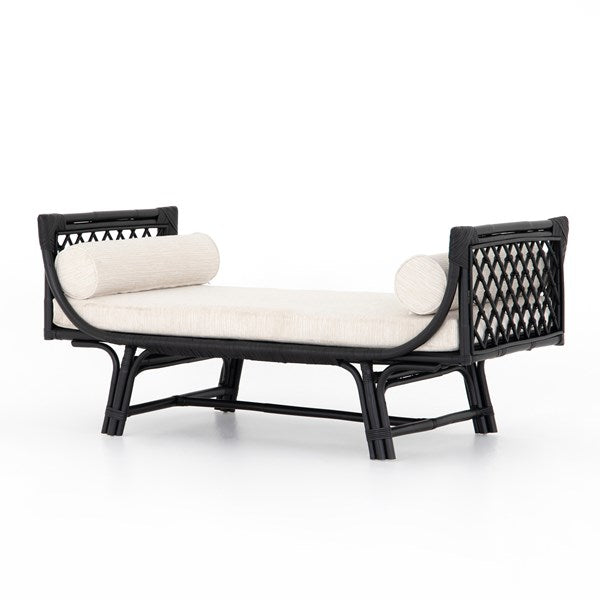 Marina Chaise-Four Hands-FH-223152-001-Chaise LoungesEbony Rattan-1-France and Son