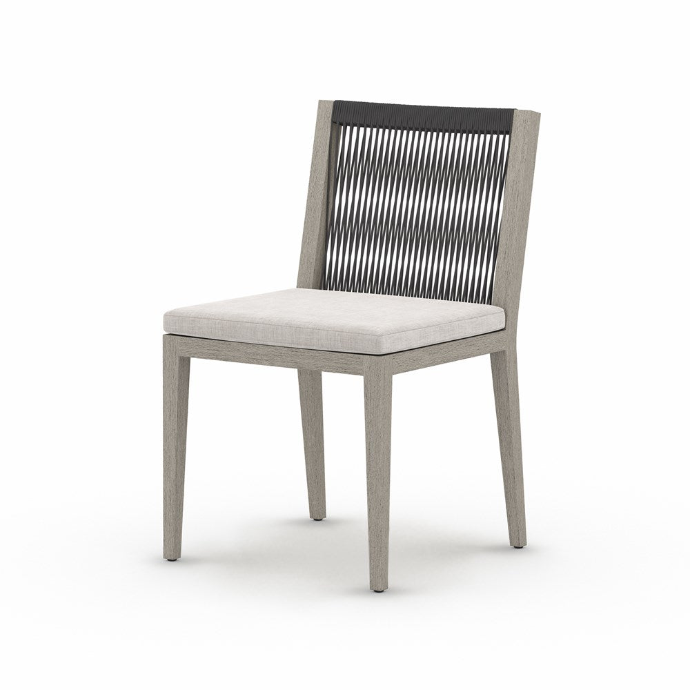 Biloxi Outdoor Dining Chair-Four Hands-FH-223161-010-Outdoor Dining ChairsWeathered Grey-Fsc / Dark Grey Rope-Stone Grey-15-France and Son