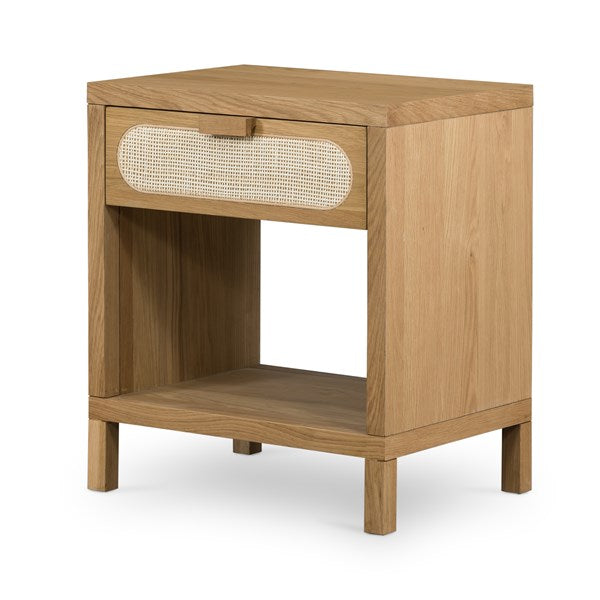 Allegra Nightstand-Natural Cane-Four Hands-FH-223189-001-Nightstands-1-France and Son