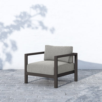 Sonoma Outdoor Chair-Four Hands-FH-JSOL-10302K-561-Outdoor Lounge ChairsWashed Brown-Fsc Teak / Light Grey Strap-Stone Grey-8-France and Son