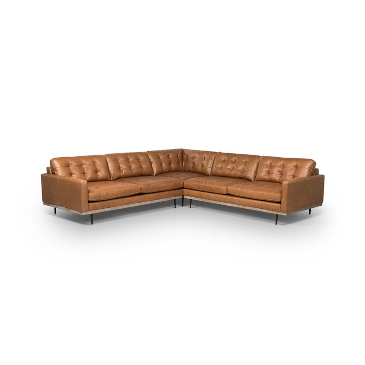 Lexi Sectional-Four Hands-FH-223208-011-Sectionals2 PC LAF-Sonoma Butterscotch / Satin Brown-1-France and Son