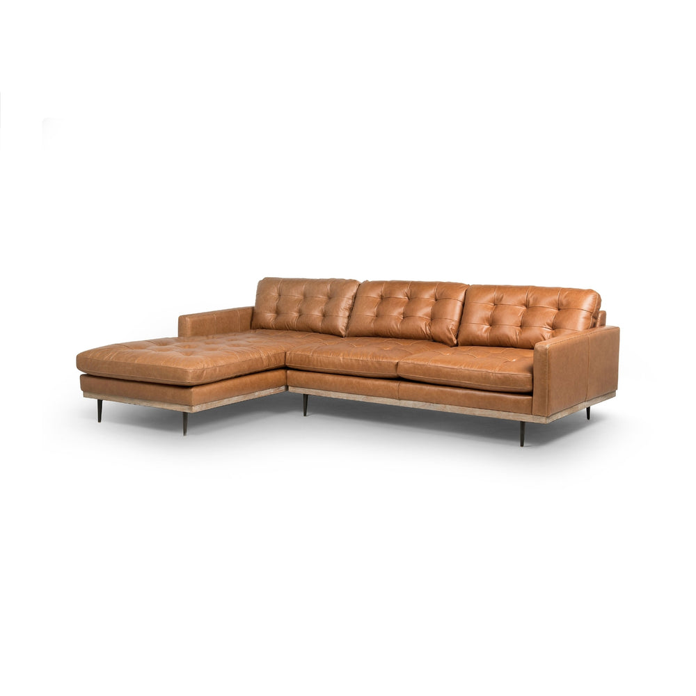 Lexi Sectional-Four Hands-FH-223208-011-Sectionals2 PC LAF-Sonoma Butterscotch / Satin Brown-2-France and Son