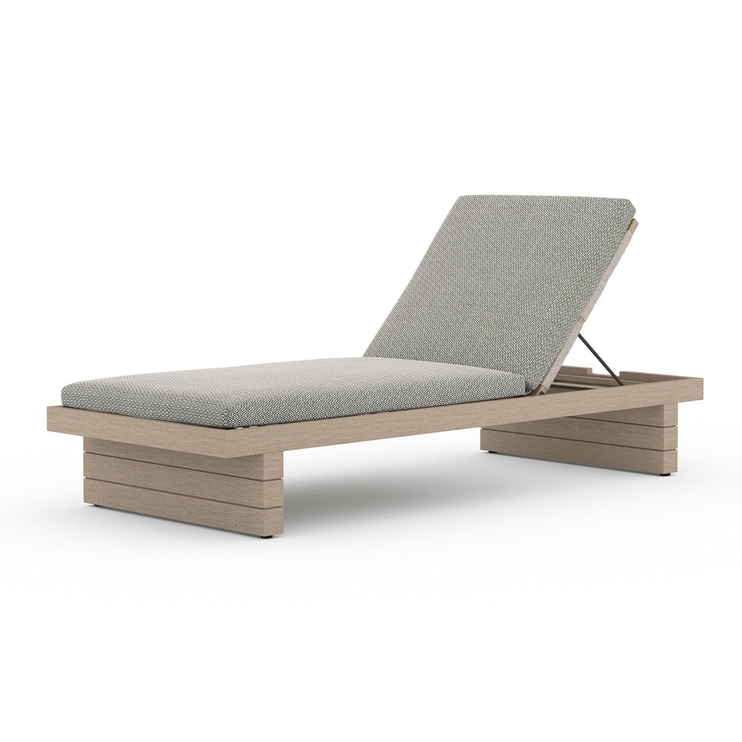 Lamar Outdoor Chaise-Four Hands-FH-223214-004-Outdoor ChaisesWashed Brown-Fsc / Grey Rope-Faye Ash-15-France and Son