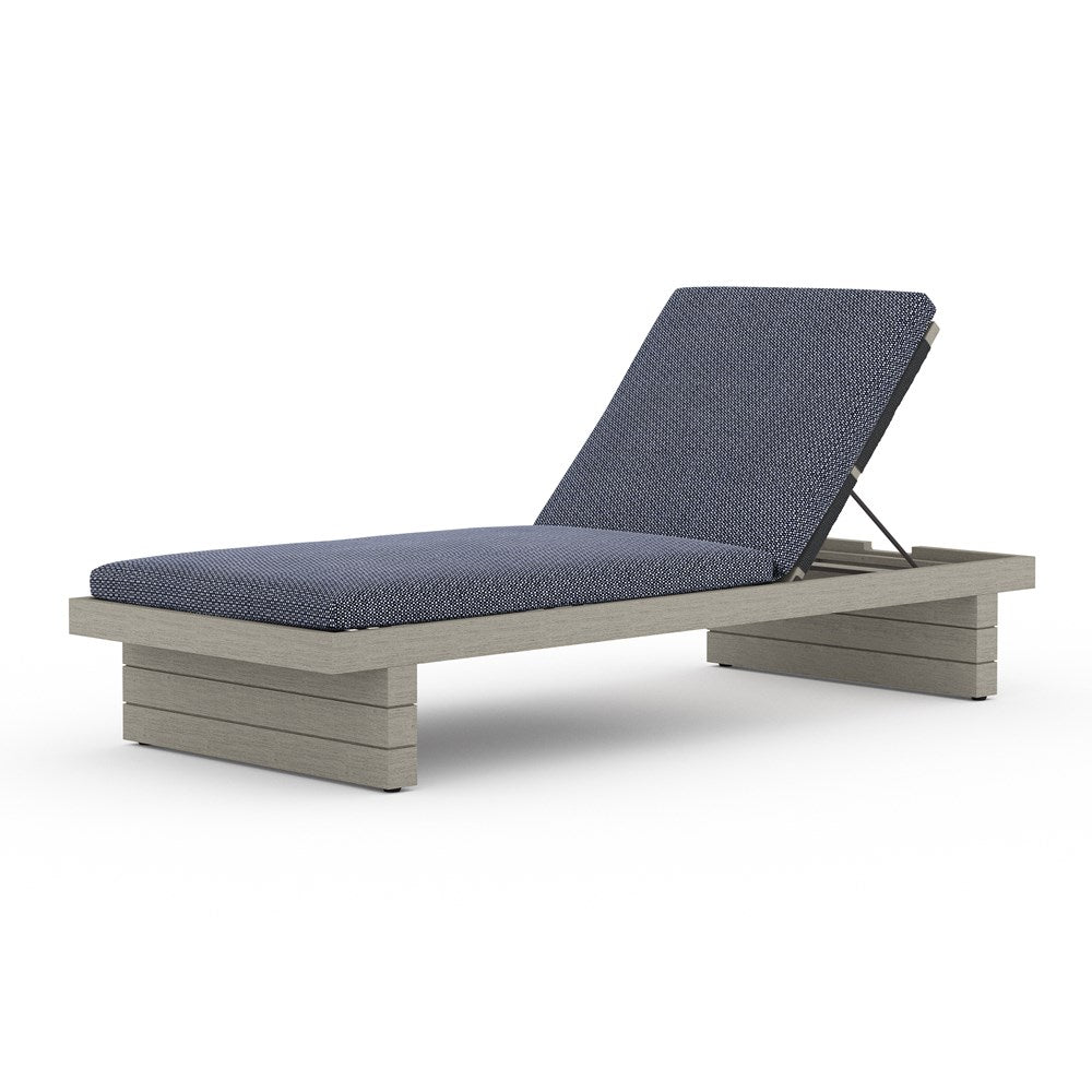 Lamar Outdoor Chaise-Four Hands-FH-223214-001-Outdoor ChaisesWashed Brown-Fsc / Grey Rope-Charcoal-24-France and Son