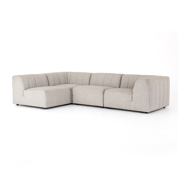 Gwen Outdoor 4 Pc Sectional-Four Hands-FH-223218-001-Outdoor SectionalsFaye Ash-1-France and Son