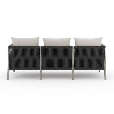 Numa Outdoor Sofa-Four Hands-FH-223328-002-Outdoor SofasWashed Brown-Fsc / Thick Grey Rope-Stone Grey-12-France and Son