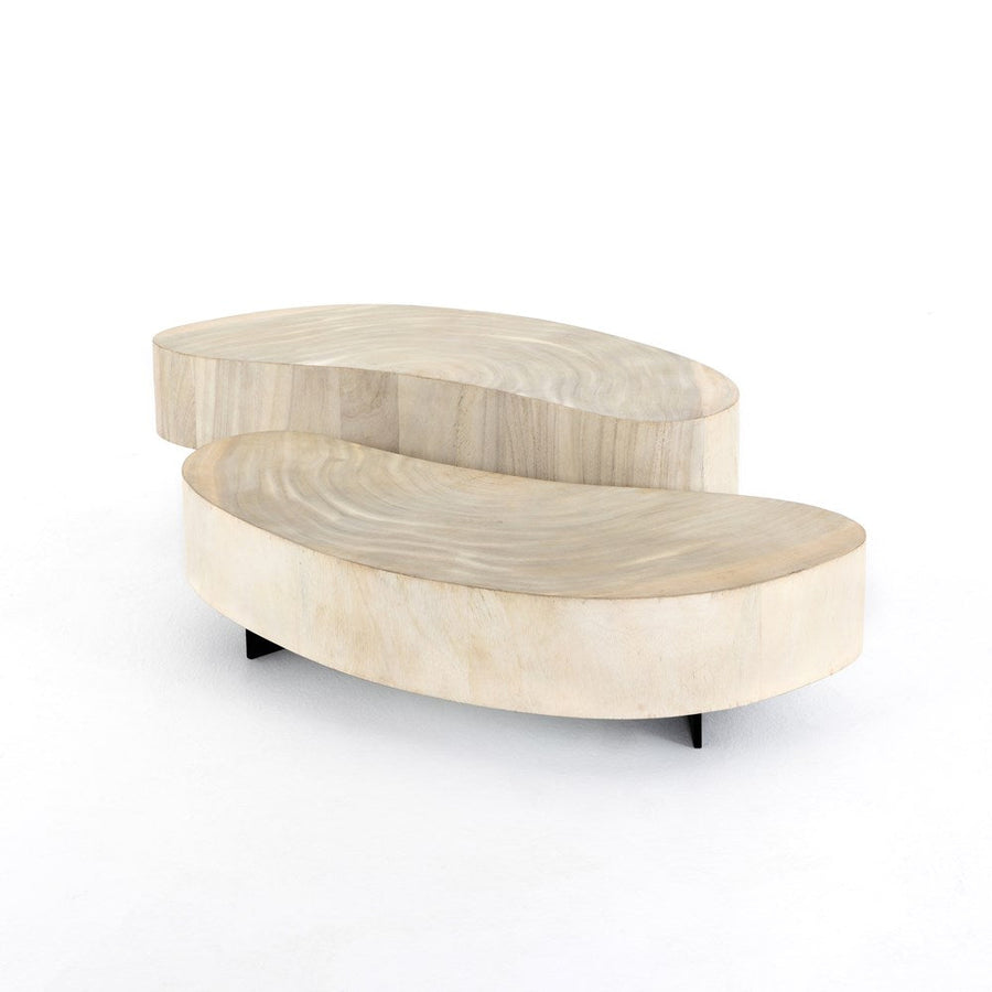 Avett Coffee Table - Bleached Guanacaste-Four Hands-FH-223615-001-Coffee Tables2-PC-1-France and Son