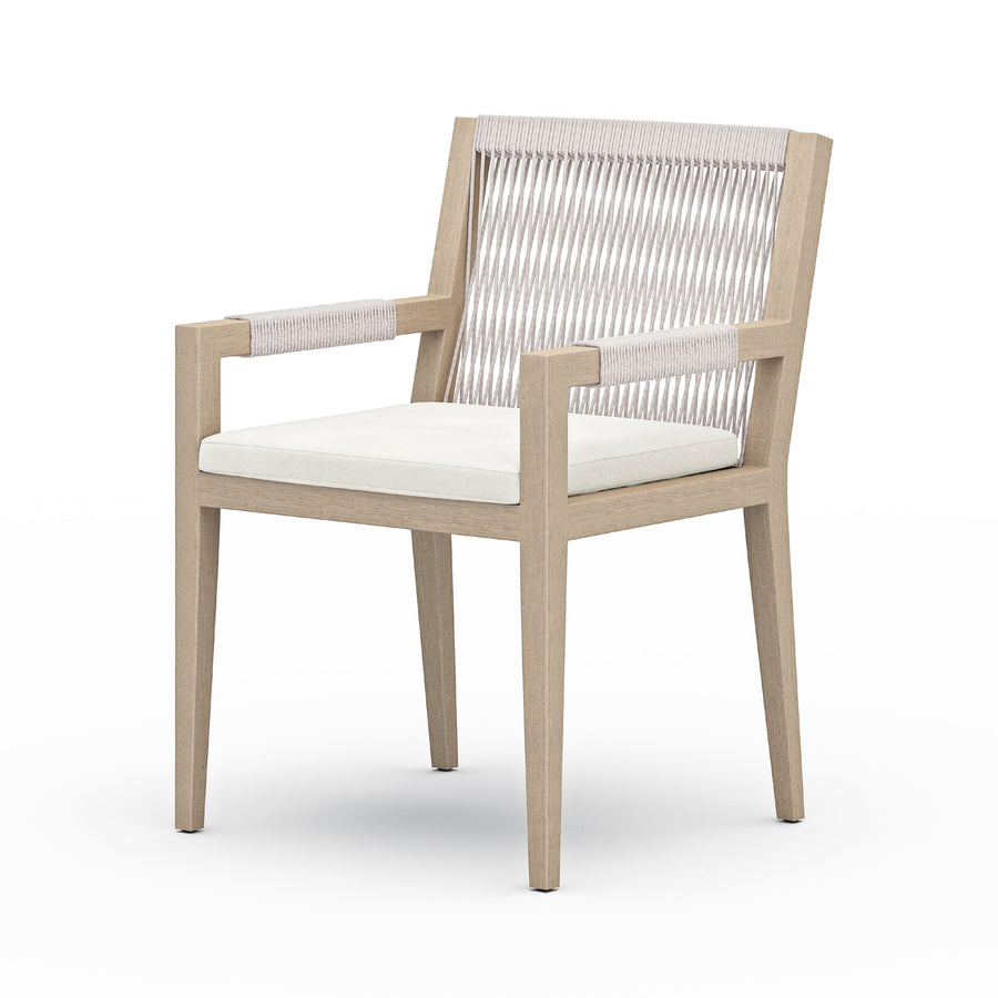 Sherwood Outdoor Dining Armchair - Washed Brown-Four Hands-FH-223831-011-Dining Chairs-1-France and Son