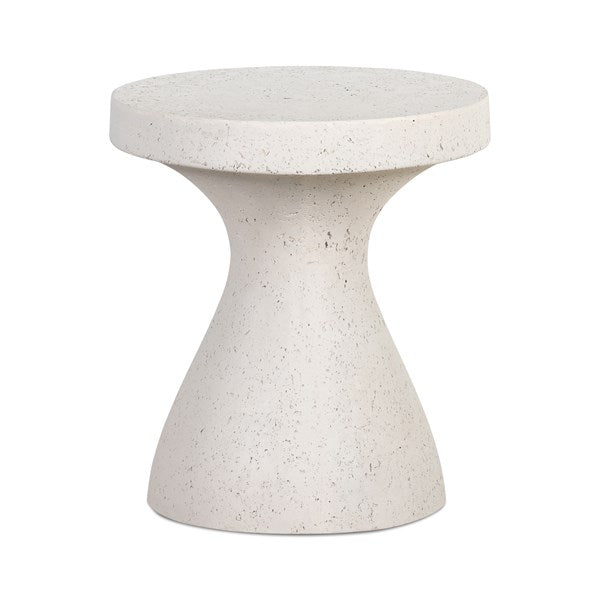 Koda Outdoor End Table-Four Hands-FH-224359-003-Side TablesTextured Grey-1-France and Son
