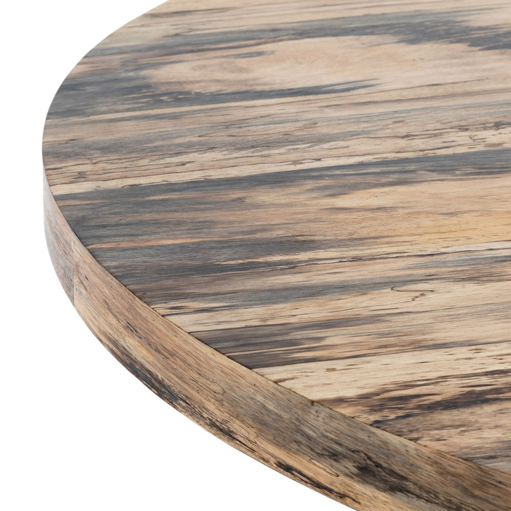 Hudson Round Dining Table-Four Hands-FH-224372-006-Dining TablesSpalted Primavera-4-France and Son