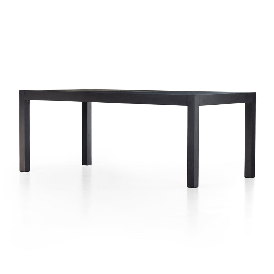 Isador Dining Table 78" - Black-Four Hands-FH-224500-002-Dining TablesBlack Wash Poplar-1-France and Son