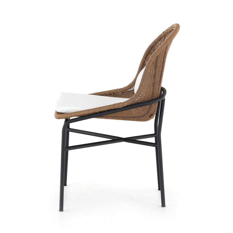 Jericho Outdoor Dining Chair-Fawn-Four Hands-FH-224713-001-Outdoor Dining Chairs-4-France and Son