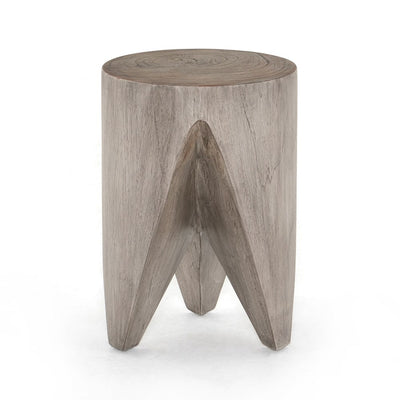 Petros Outdoor End Table-Four Hands-FH-224744-001-Side TablesNatural Teak-6-France and Son