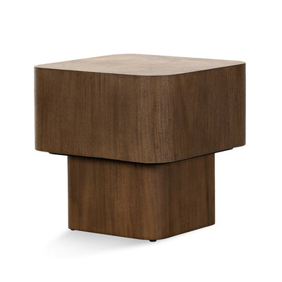 Blanco End Table-Four Hands-FH-224809-003-Side TablesWarm Umber Burl-6-France and Son