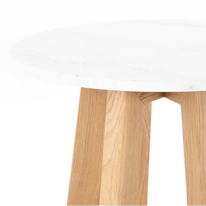 Creston End Table - White Marble-Four Hands-FH-224865-001-Side Tables-3-France and Son