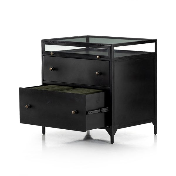 Shadow Box Modular File Cabinet-Four Hands-FH-224898-001-File StorageBlack-7-France and Son