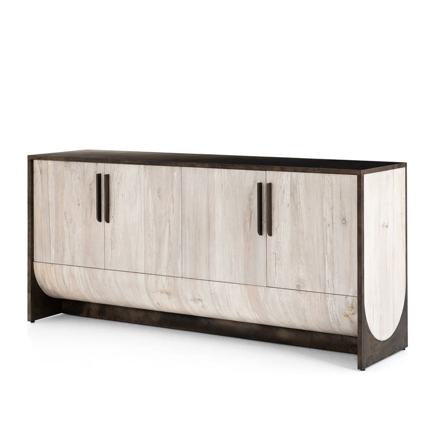Loros Sideboard - Bleached Splated Oak-Four Hands-FH-225045-001-Sideboards & Credenzas-1-France and Son
