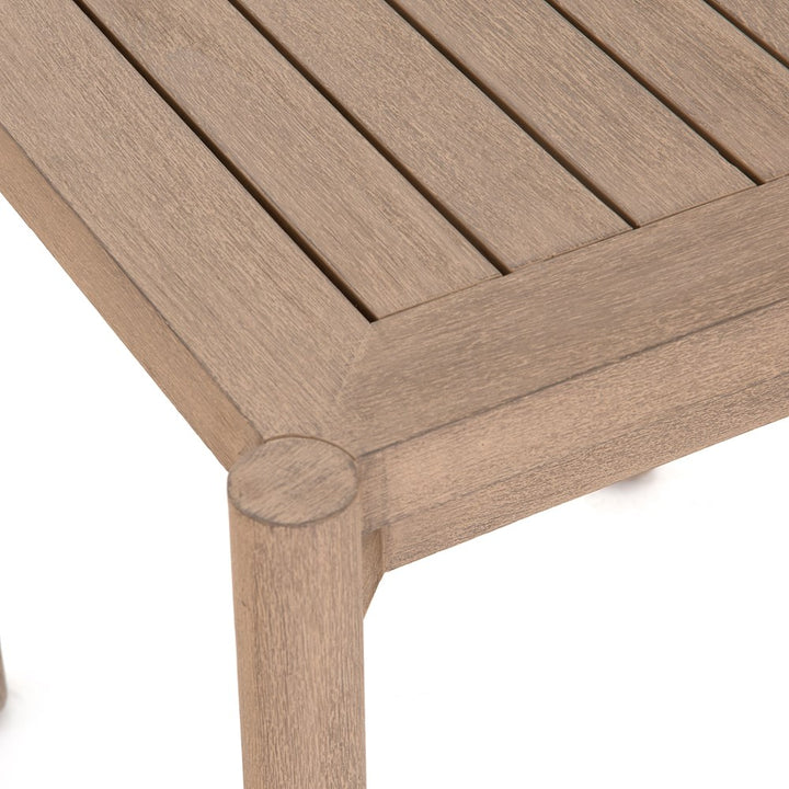 Nelson Outdoor End Table-Four Hands-FH-225080-002-Outdoor Side TablesWeathered Grey-Fsc-5-France and Son