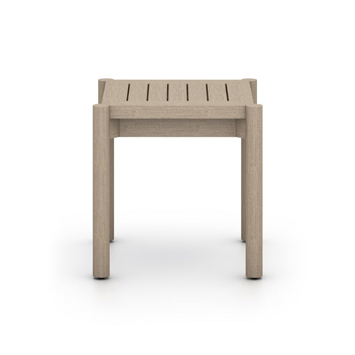Nelson Outdoor End Table-Four Hands-FH-225080-002-Outdoor Side TablesWeathered Grey-Fsc-2-France and Son
