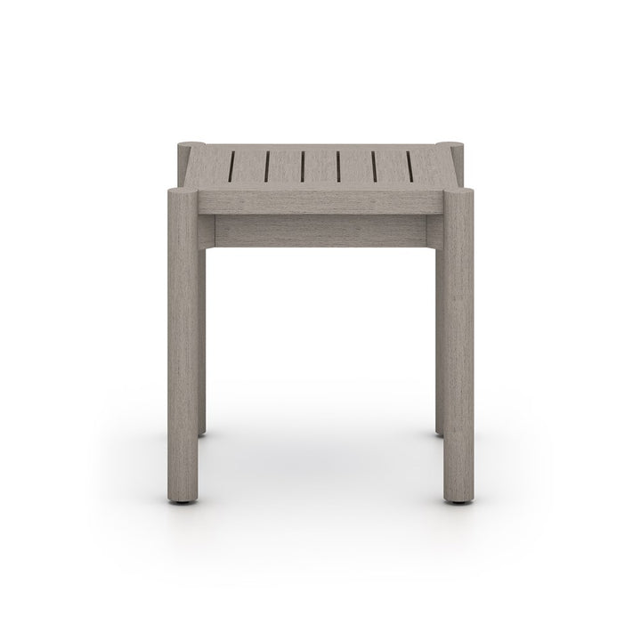 Nelson Outdoor End Table-Four Hands-FH-225080-002-Outdoor Side TablesWeathered Grey-Fsc-7-France and Son