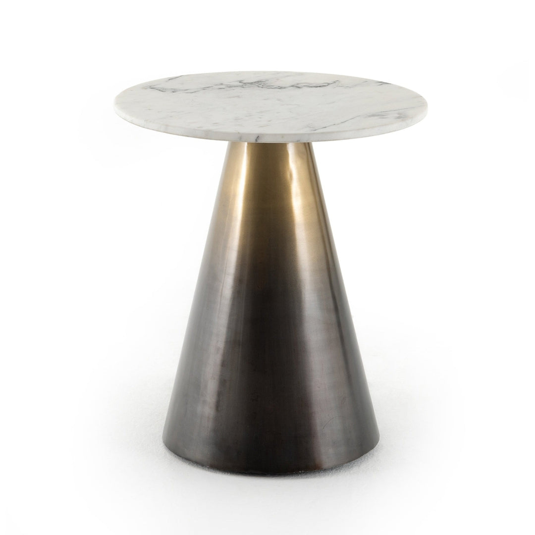 Armon End Table- Ombre Antique Brass-Four Hands-FH-225103-001-Side Tables-1-France and Son